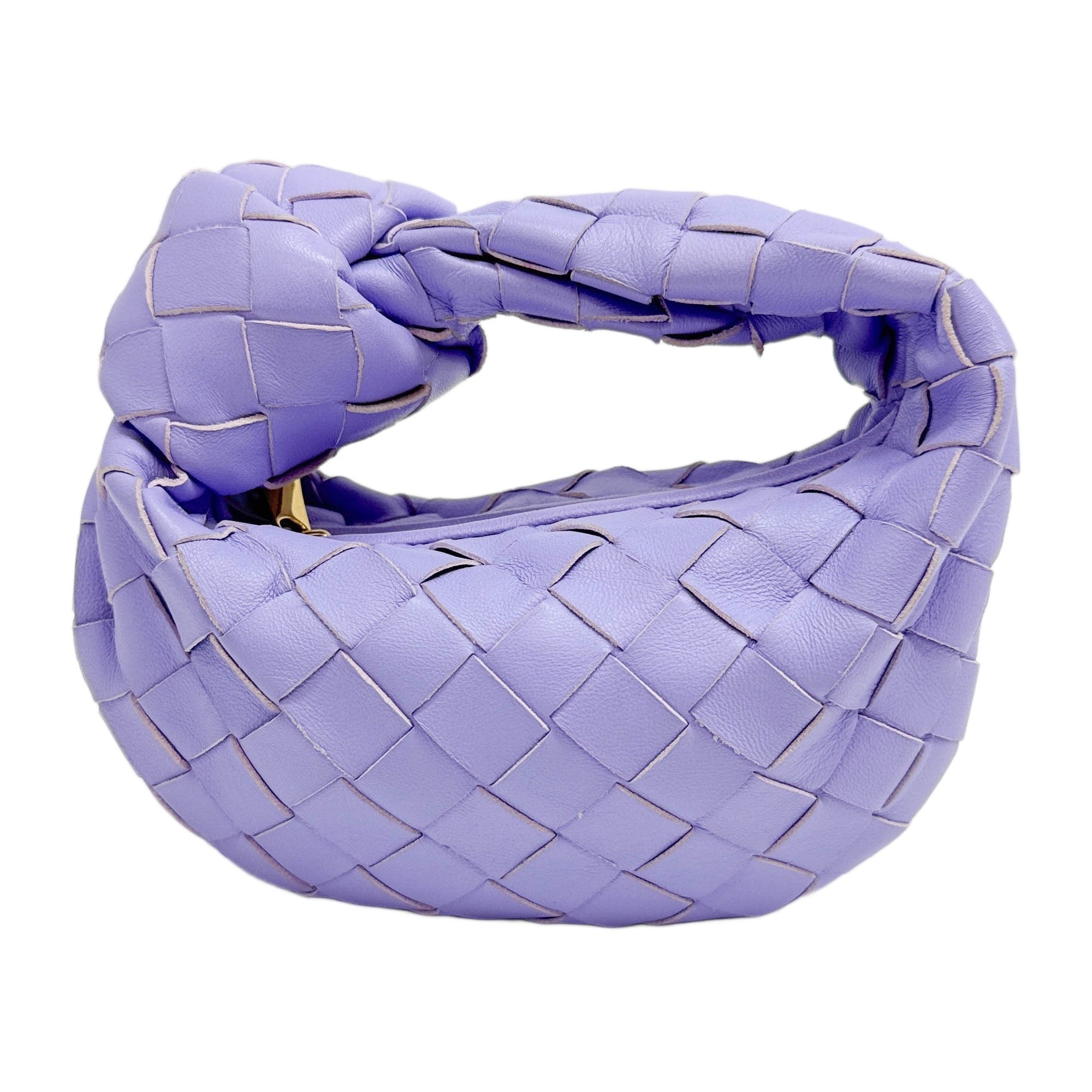 Mini Jodie Lilac Leather Handle Bag