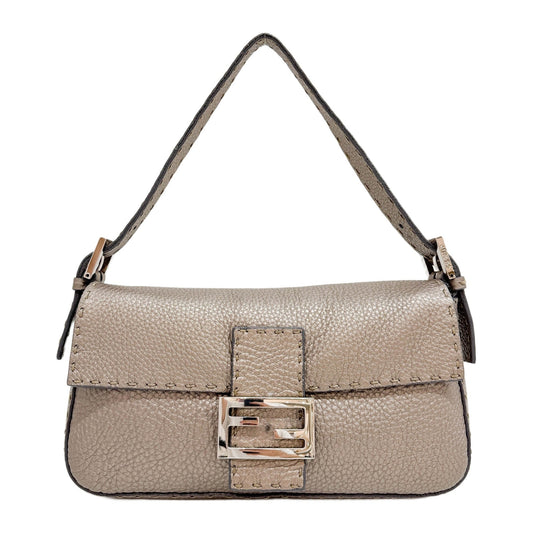 Baguette Selleria Bronze Shoulder Bag