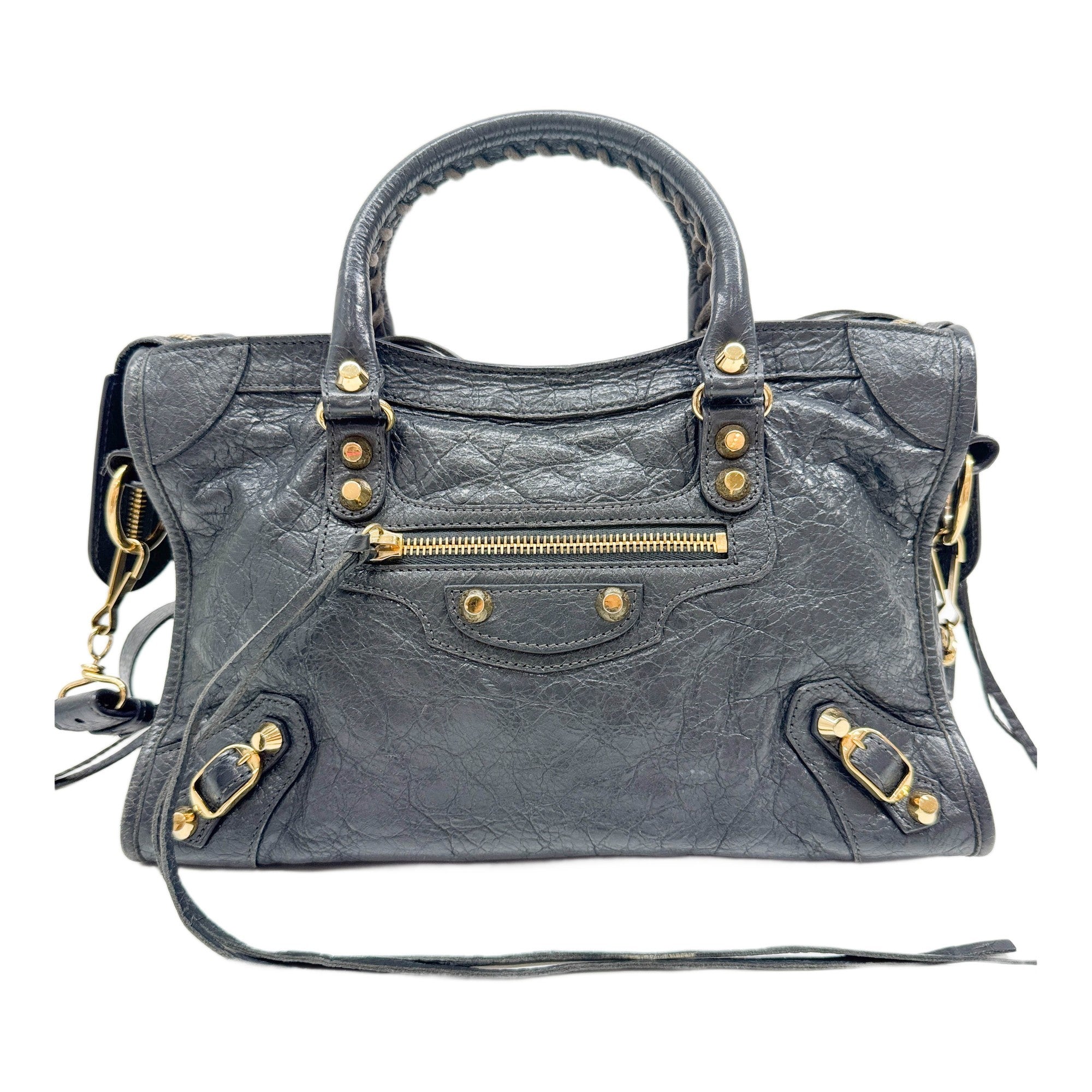 The First Charcoal Grey Two Way Bag