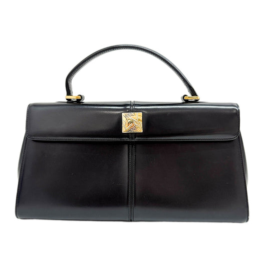 Black Leather Hand Bag