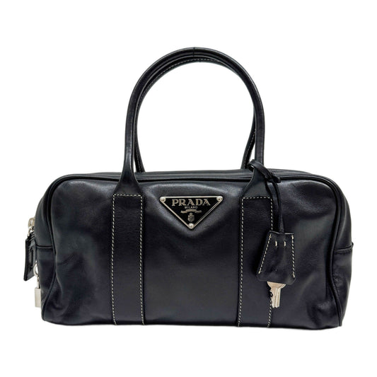 Black Leather Shoulder Bag