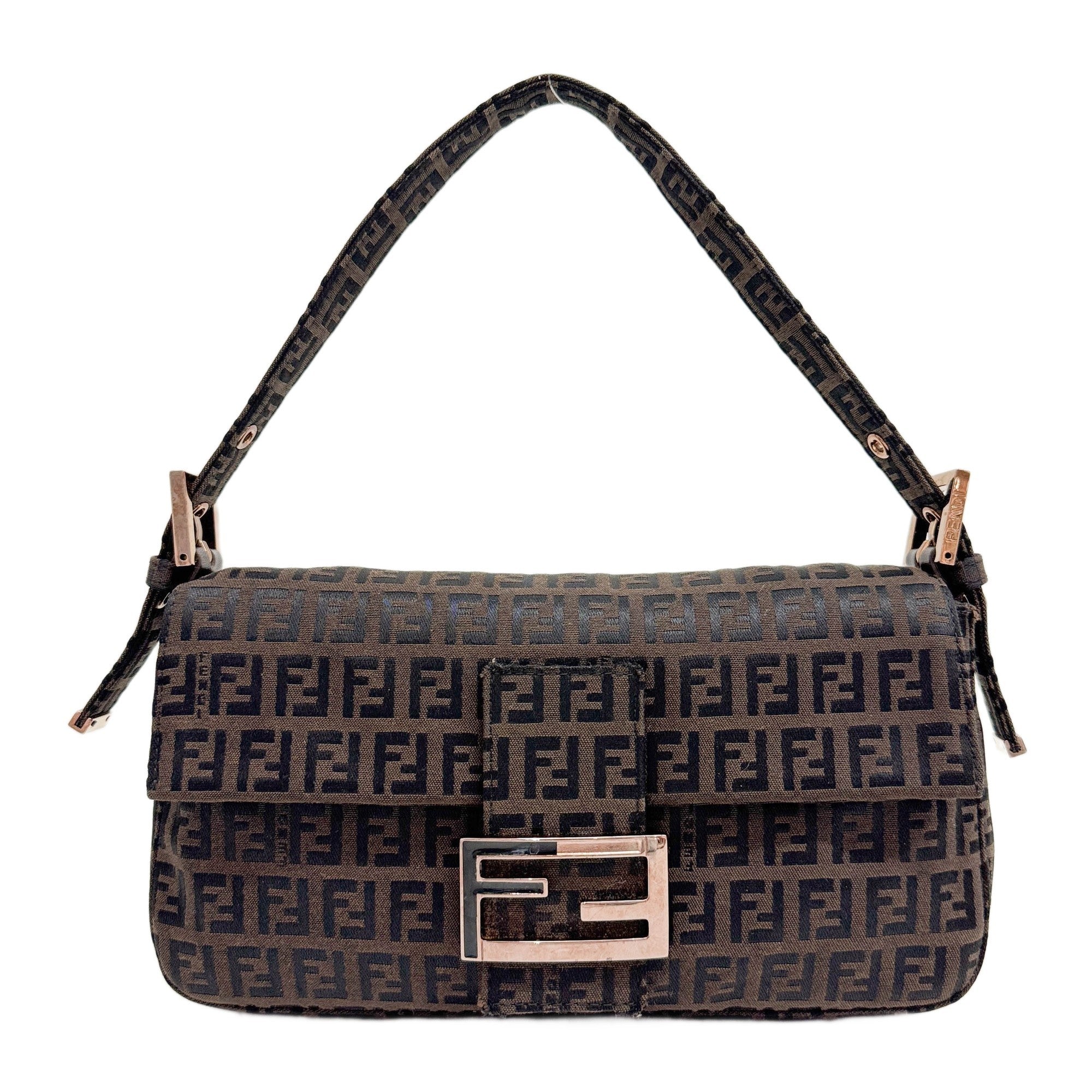 Baguette Zucchino Dark Brown Shoulder Bag