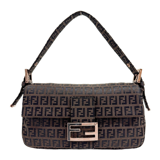 Baguette Zucchino Dark Brown Shoulder Bag