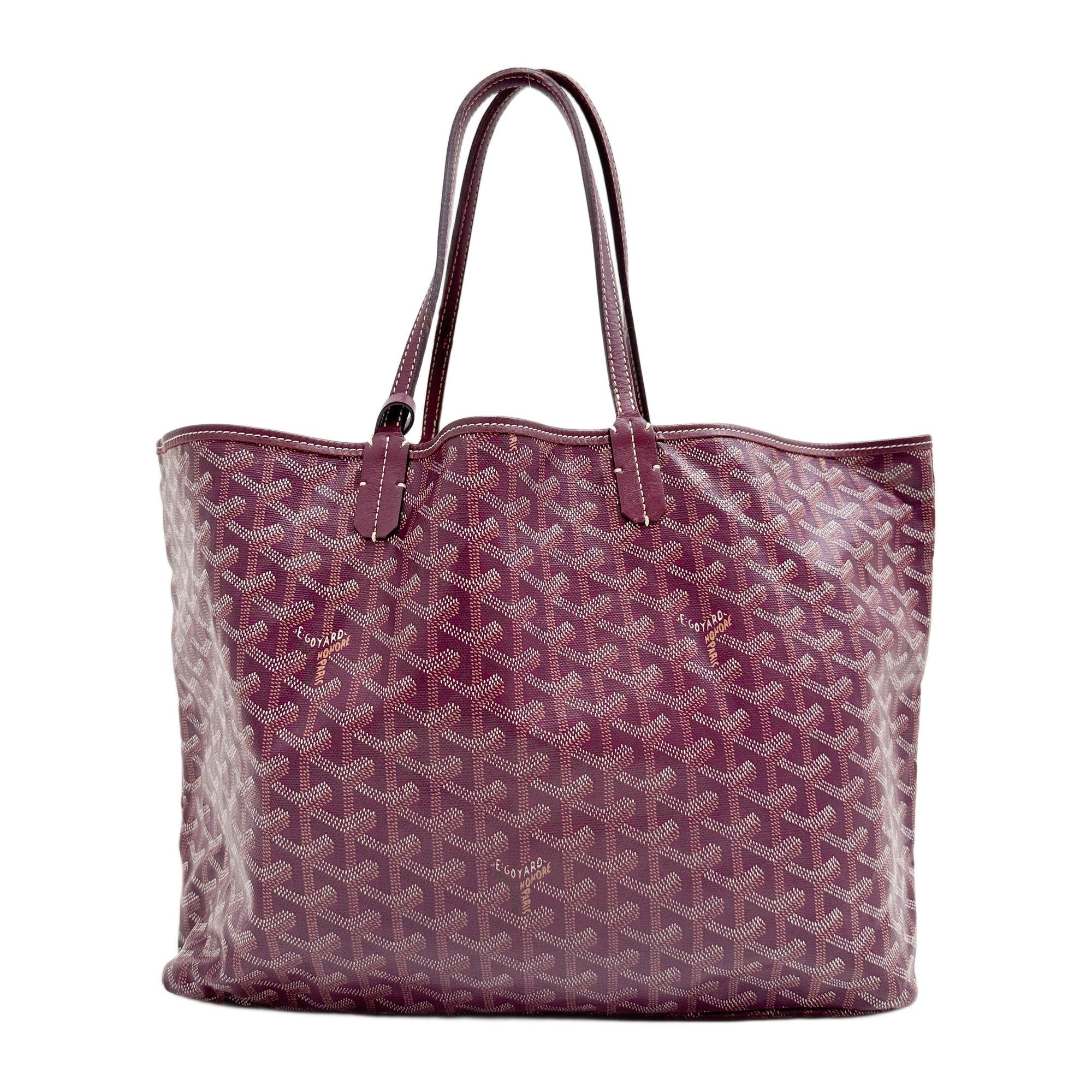 Artois PM Burgundy Canvas Shoulder Tote Bag
