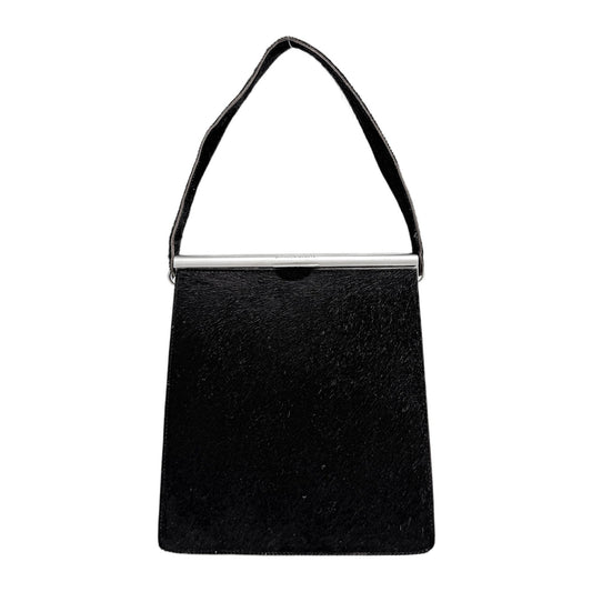 Black Pony Hair Hand Bag