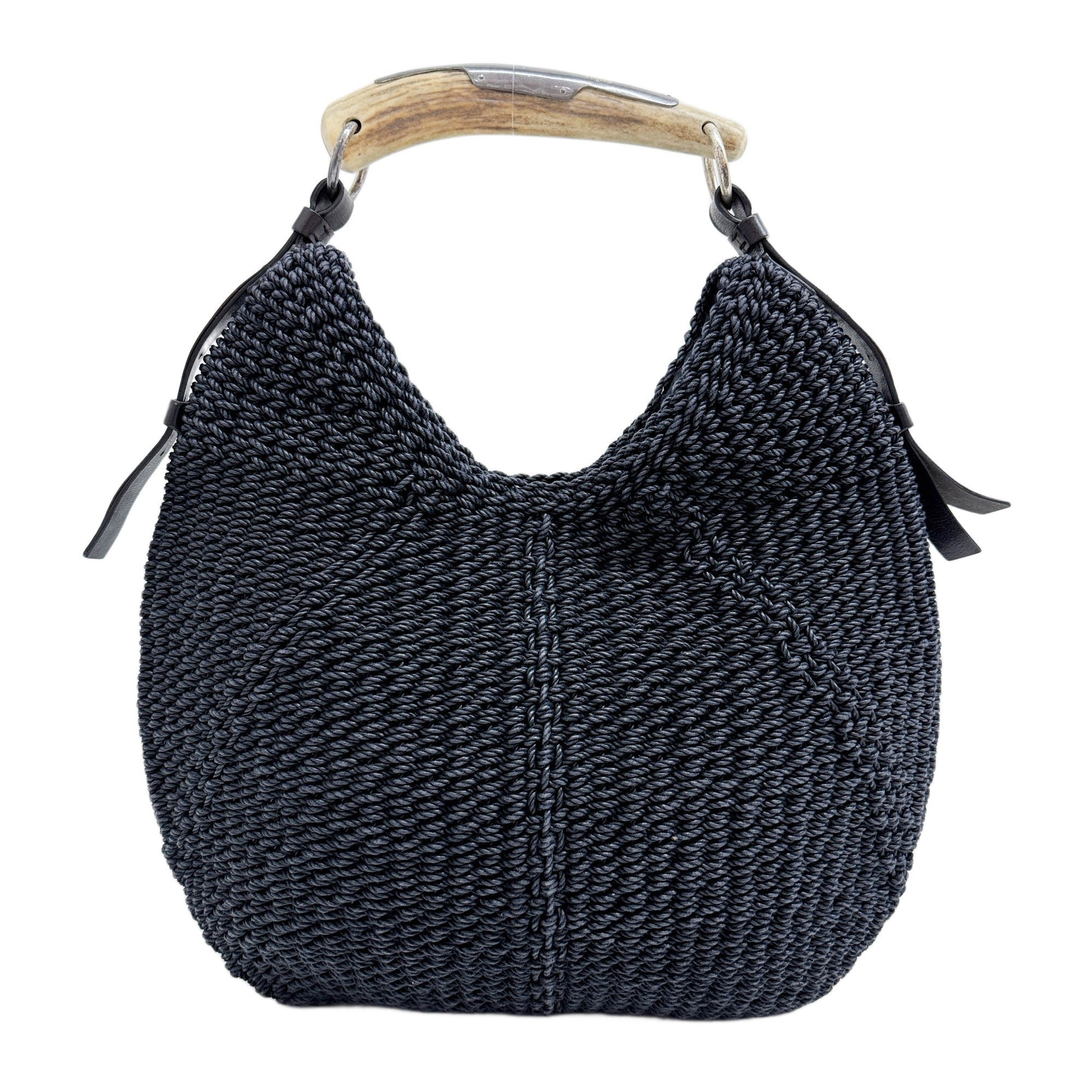 Mombasa Woven Midnight Blue Shoulder Bag