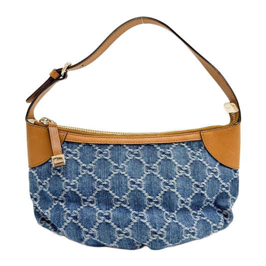 Blue GG Canvas Denim Hand Bag