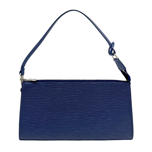 Epi Ocean Blue Pochette Accessoire Bag