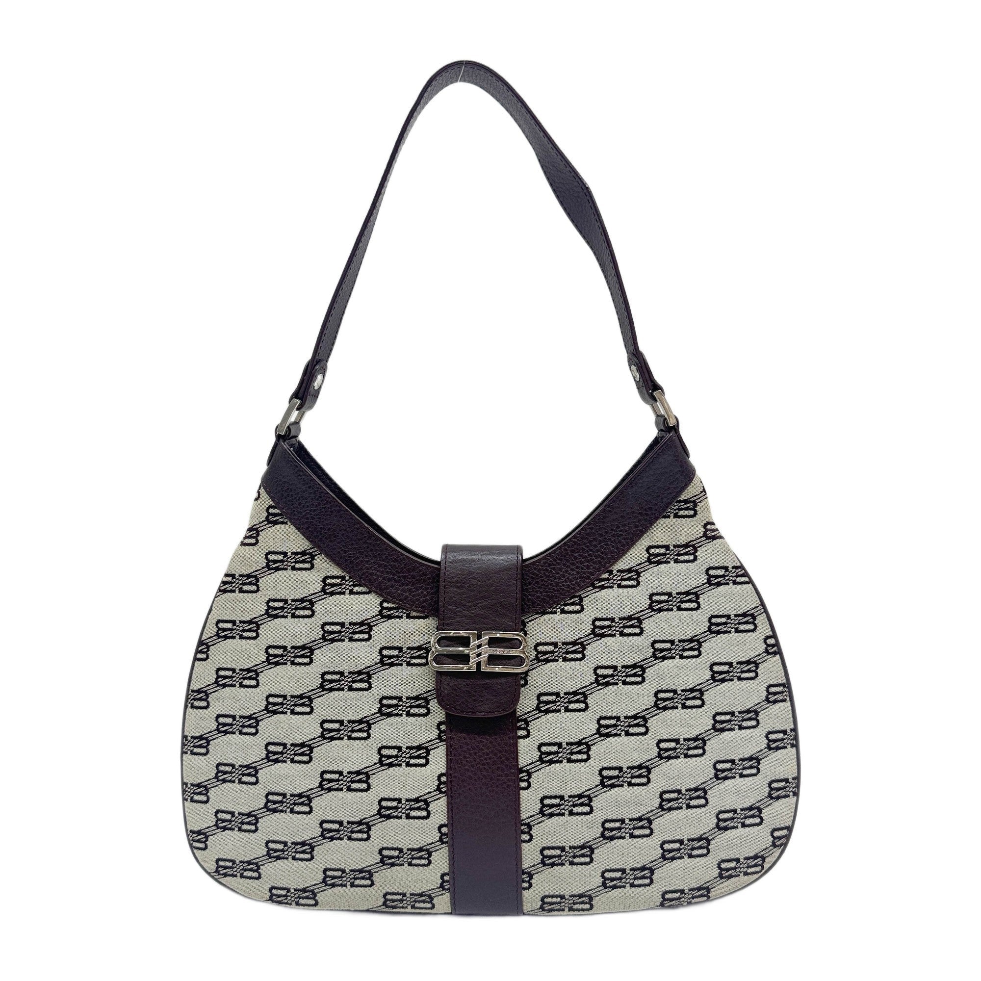 Brown Canvas Shoulder Bag
