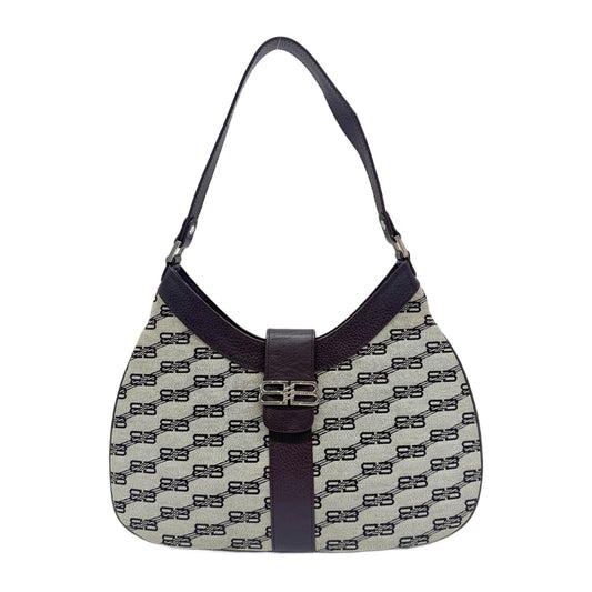 Brown Canvas Shoulder Bag