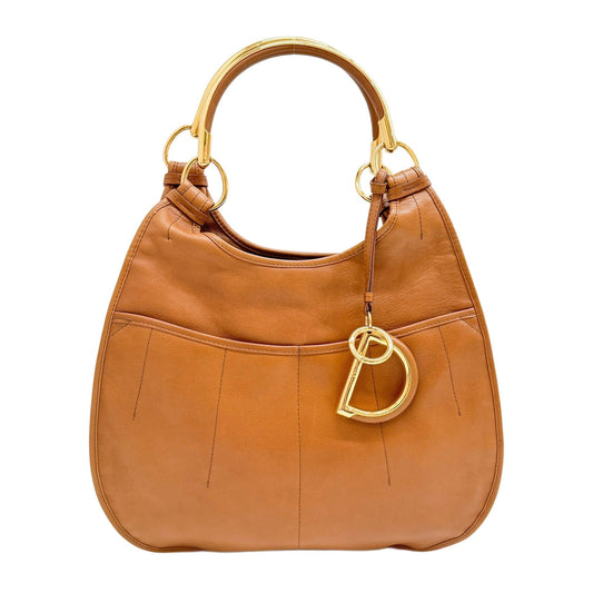61 Brown Leather Shoulder Bag