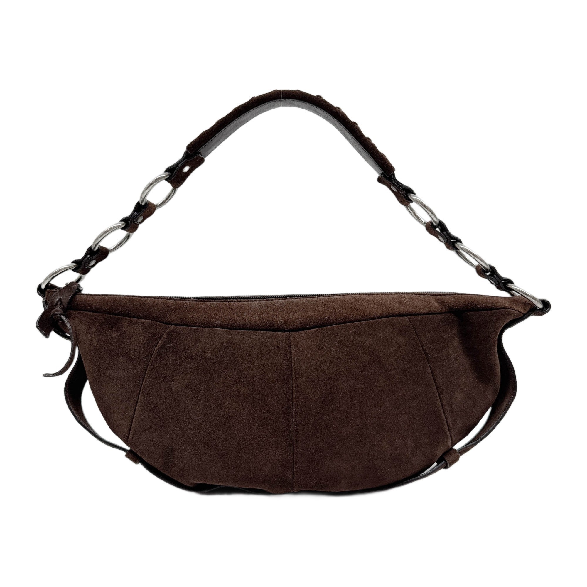 Rive Gauche Mombasa Brown Suede Shoulder Bag
