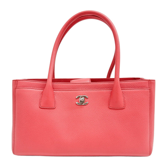 Executive 2014 Cerf Pink Leather Hand Tote Bag