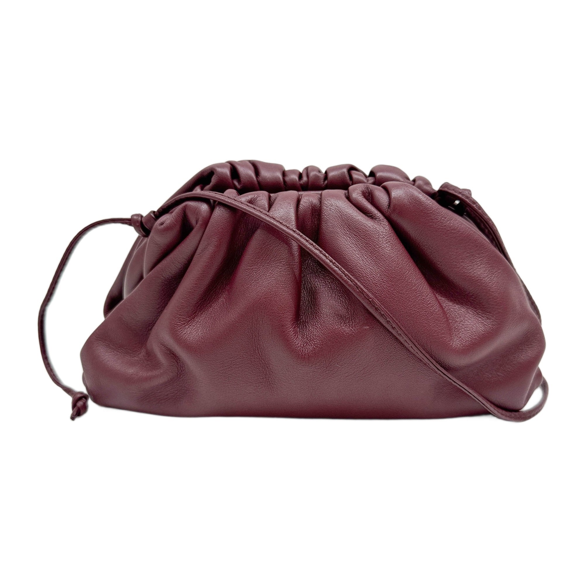 Mini The Pouch Red Leather Shoulder Bag
