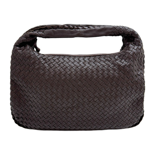 Veneta Intrecciato Brown Leather Shoulder Bag
