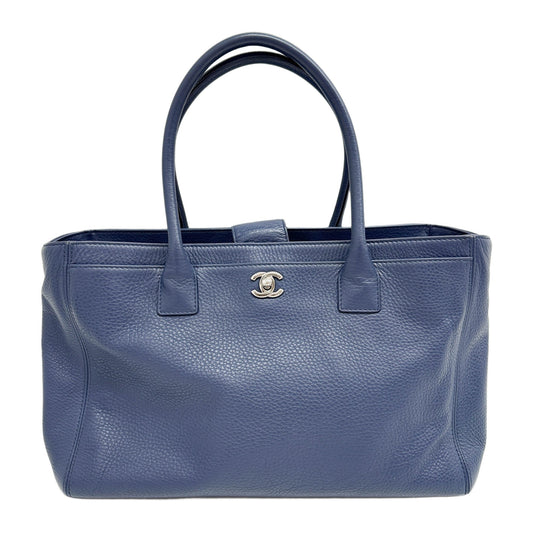 Executive 2014 Blue Leather Tote Bag