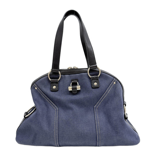 Easy Y Blue Denim Shoulder Bag