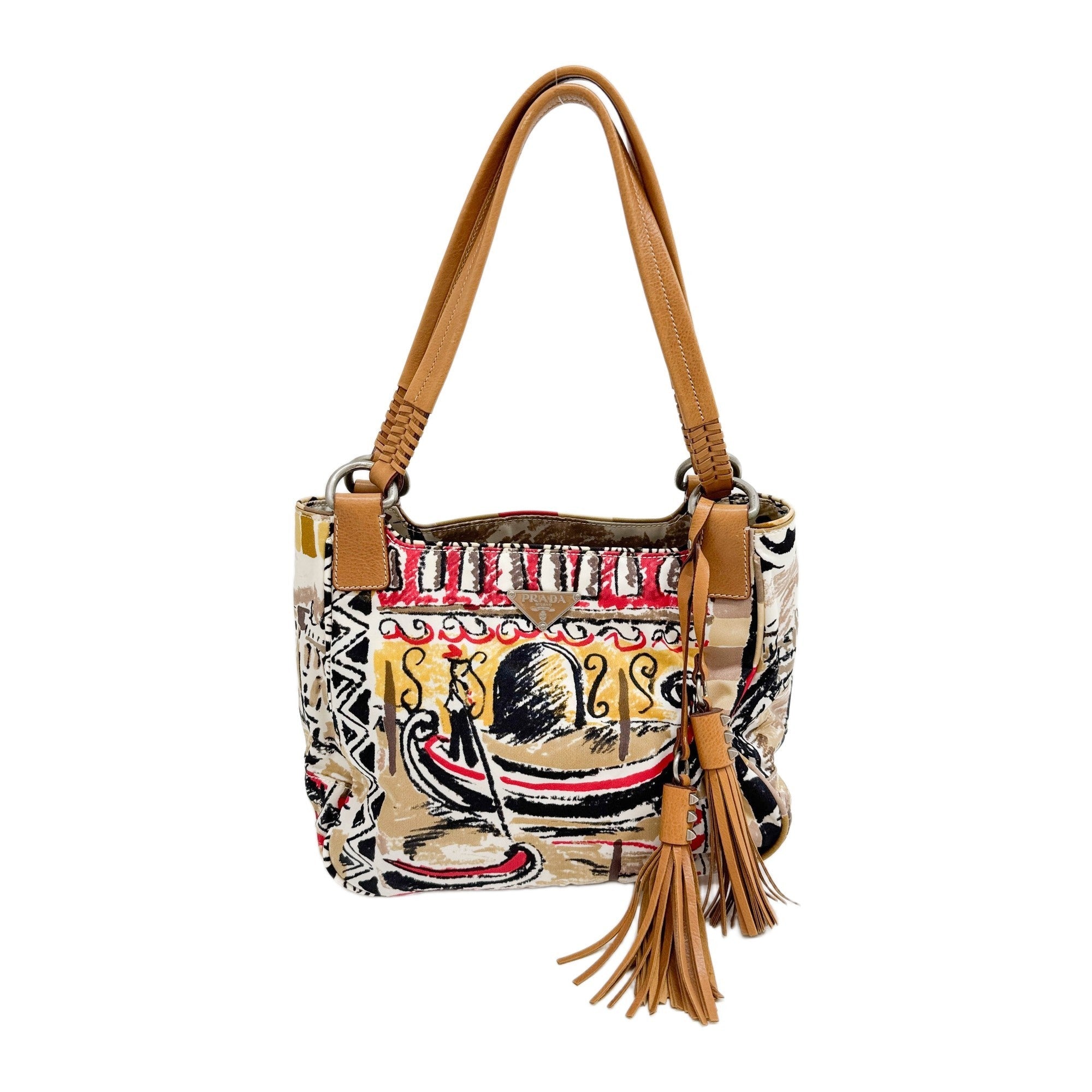 Tessuto Multicolour Venezia Nylon Shoulder Bag