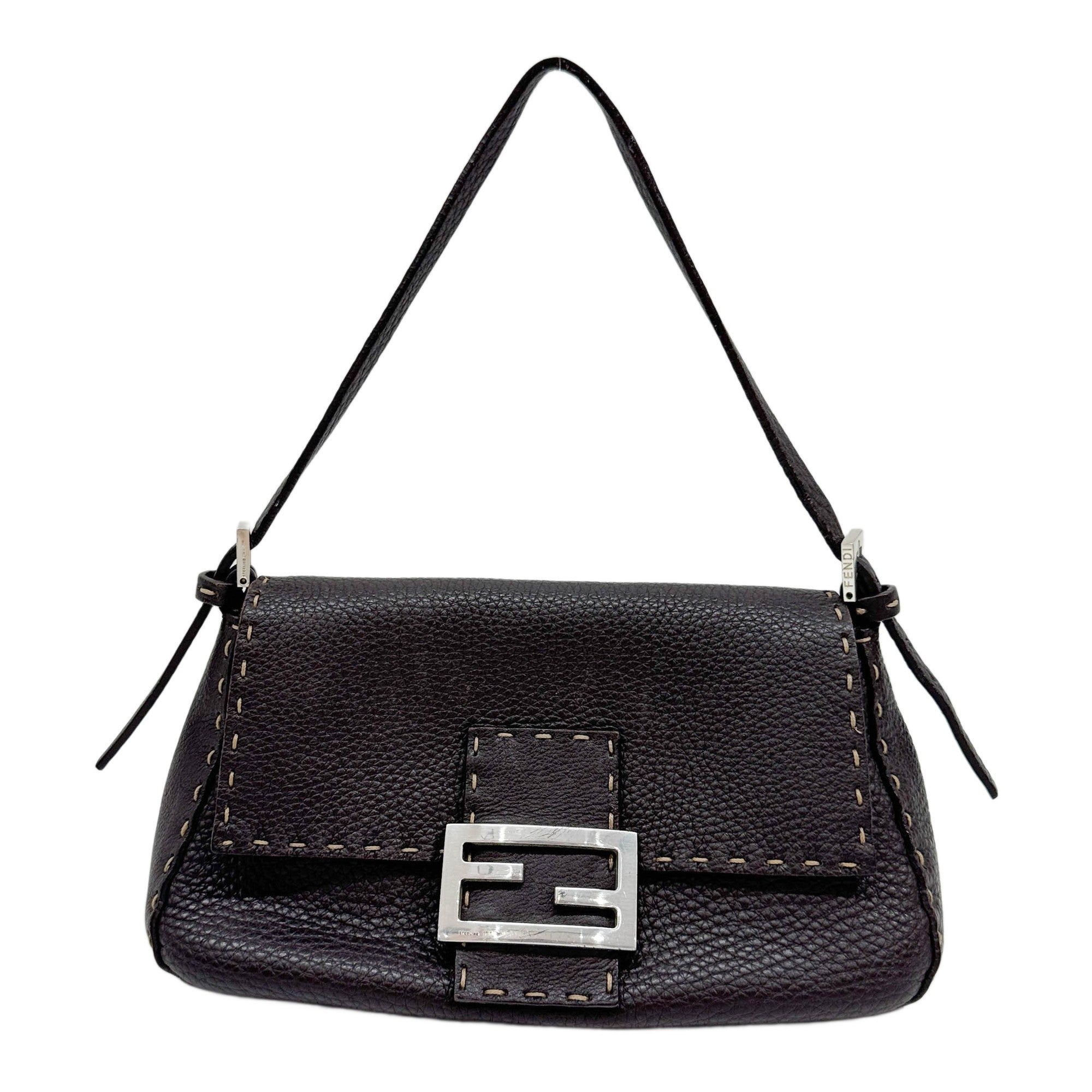 Mama Baguette Selleria Brown Leather Shoulder Bag