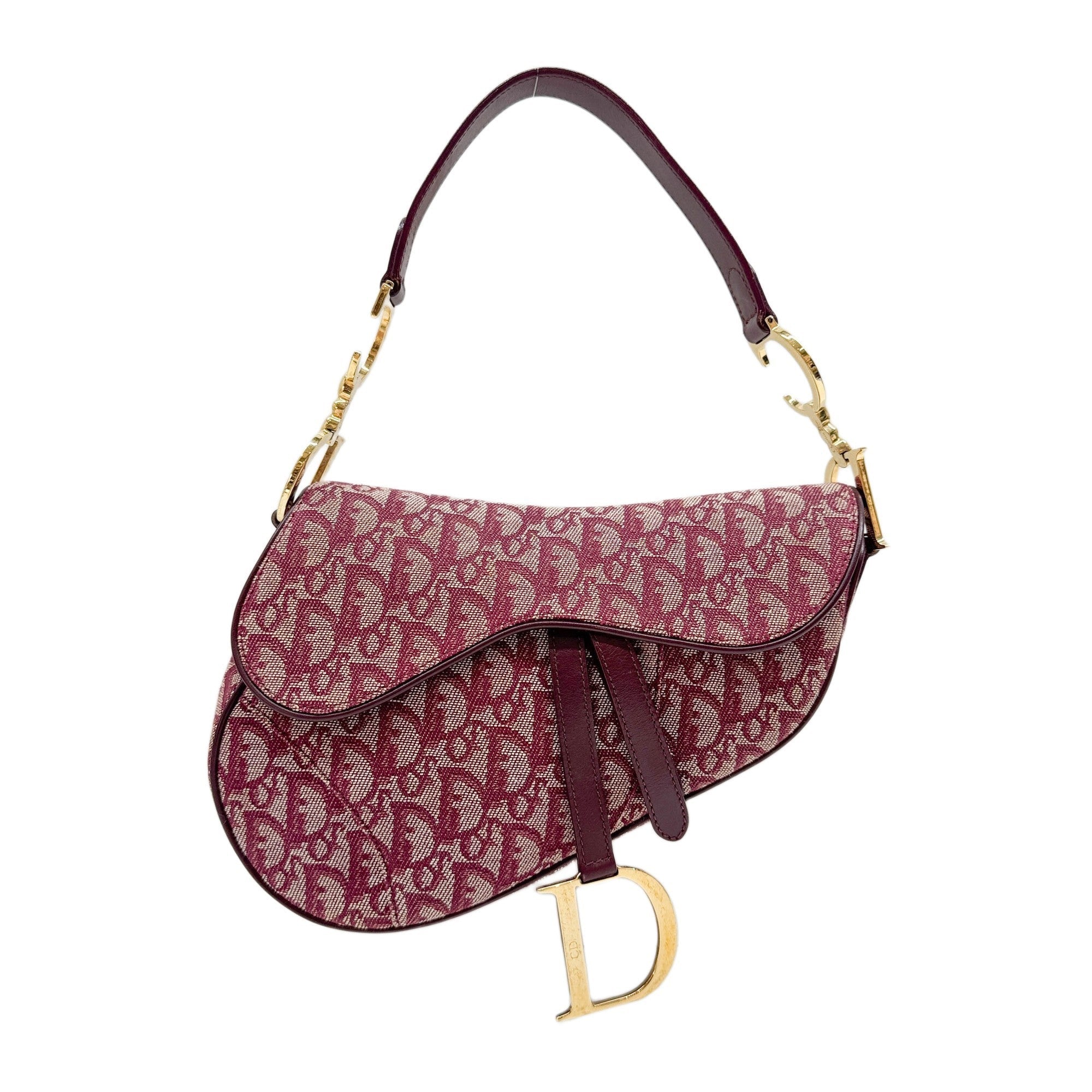 Saddle Red Trotter Canvas Shoulder Bag