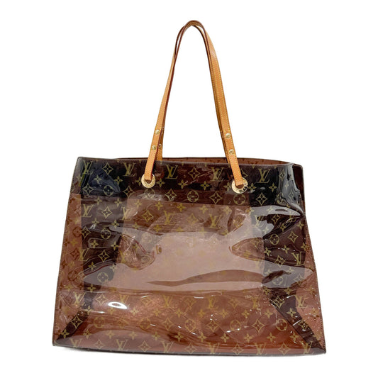 Cabas Cruise Monogram Brown Vinyl Tote Bag