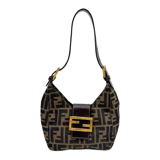 Zucca Brown Canvas Handle Bag