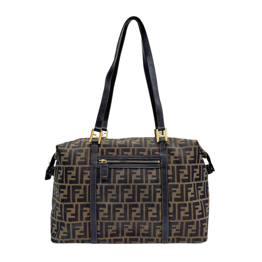 Brown Zucca Canvas Travel Tote Bag