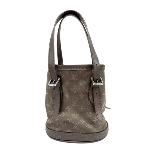 Mini Bucket Brown Monogram Canvas Handle Bag
