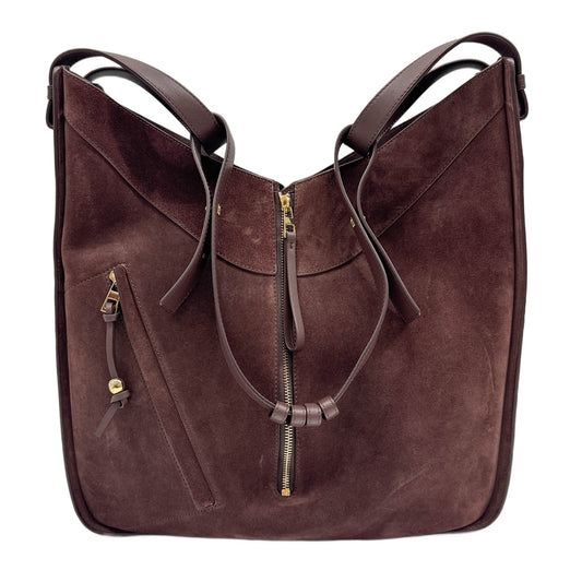 Hammock Brown Suede Crossbody Bag