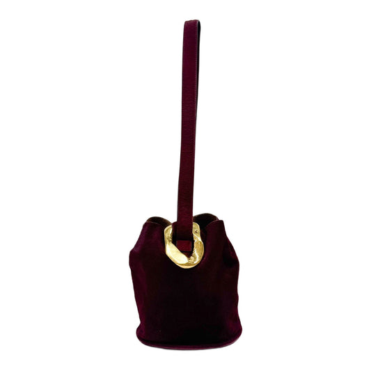 Mini Drop Bag Red Pony Hair Shoulder Bag