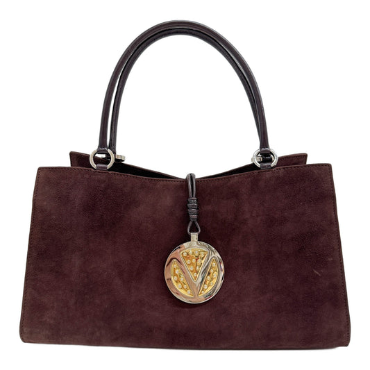 Brown Suede Shoulder Bag