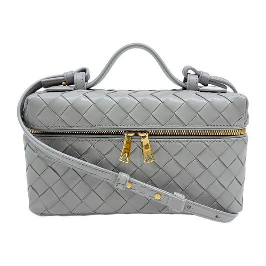 Candy Bang Bang Grey Intrecciato Vanity Bag
