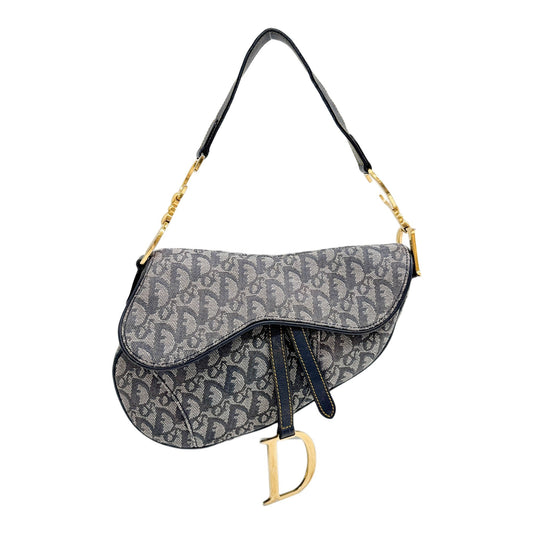 Saddle Blue Trotter Shoulder Bag