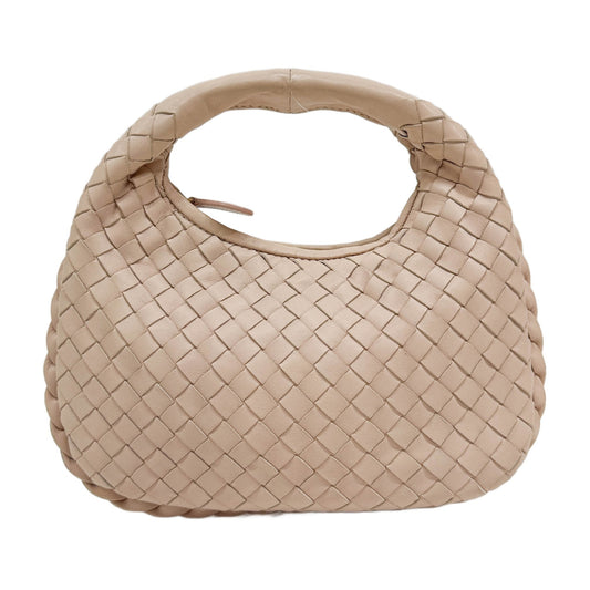 Mini Veneta Intrecciato Baby Pink Leather Handle Bag