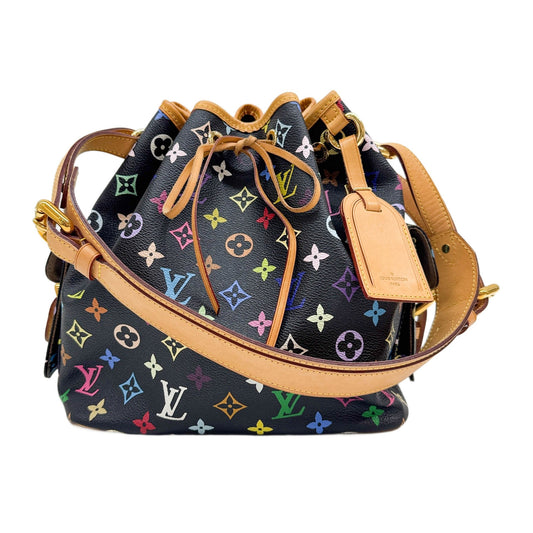 Petit Noe Multicolor Monogram Canvas Shoulder Bag