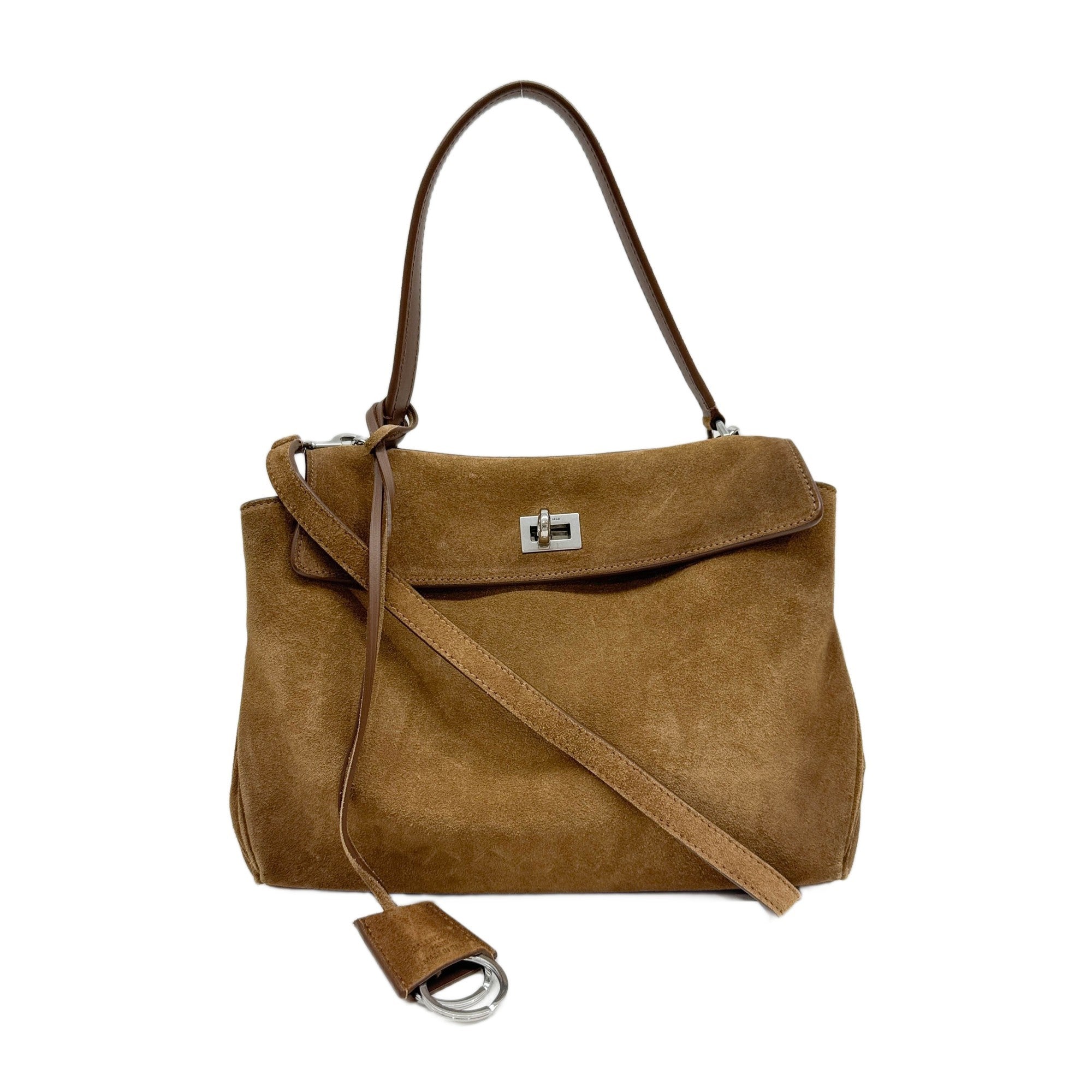 Rodeo Beige Suede Two Way Bag