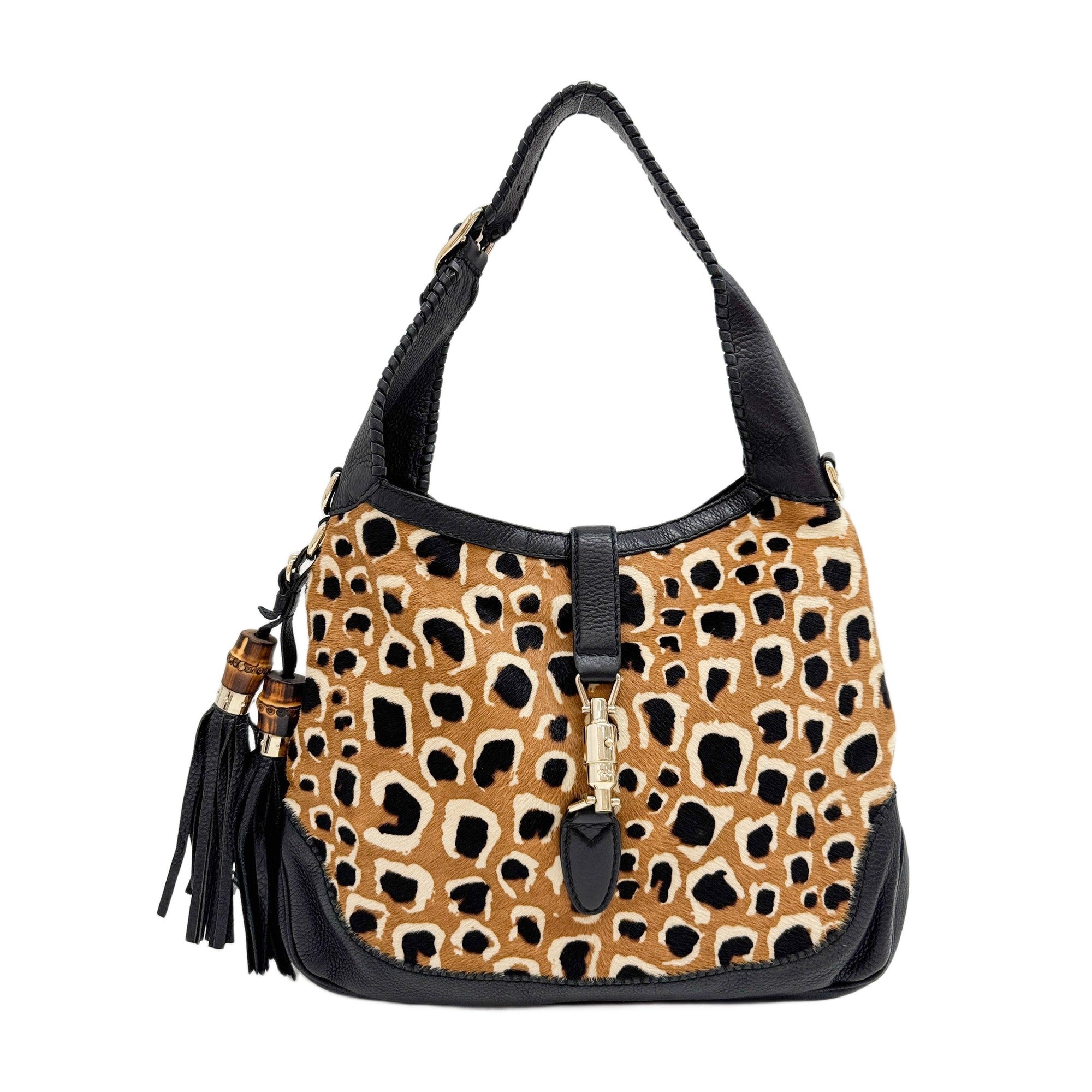 New Jackie Brown Cheetah Shoulder Bag