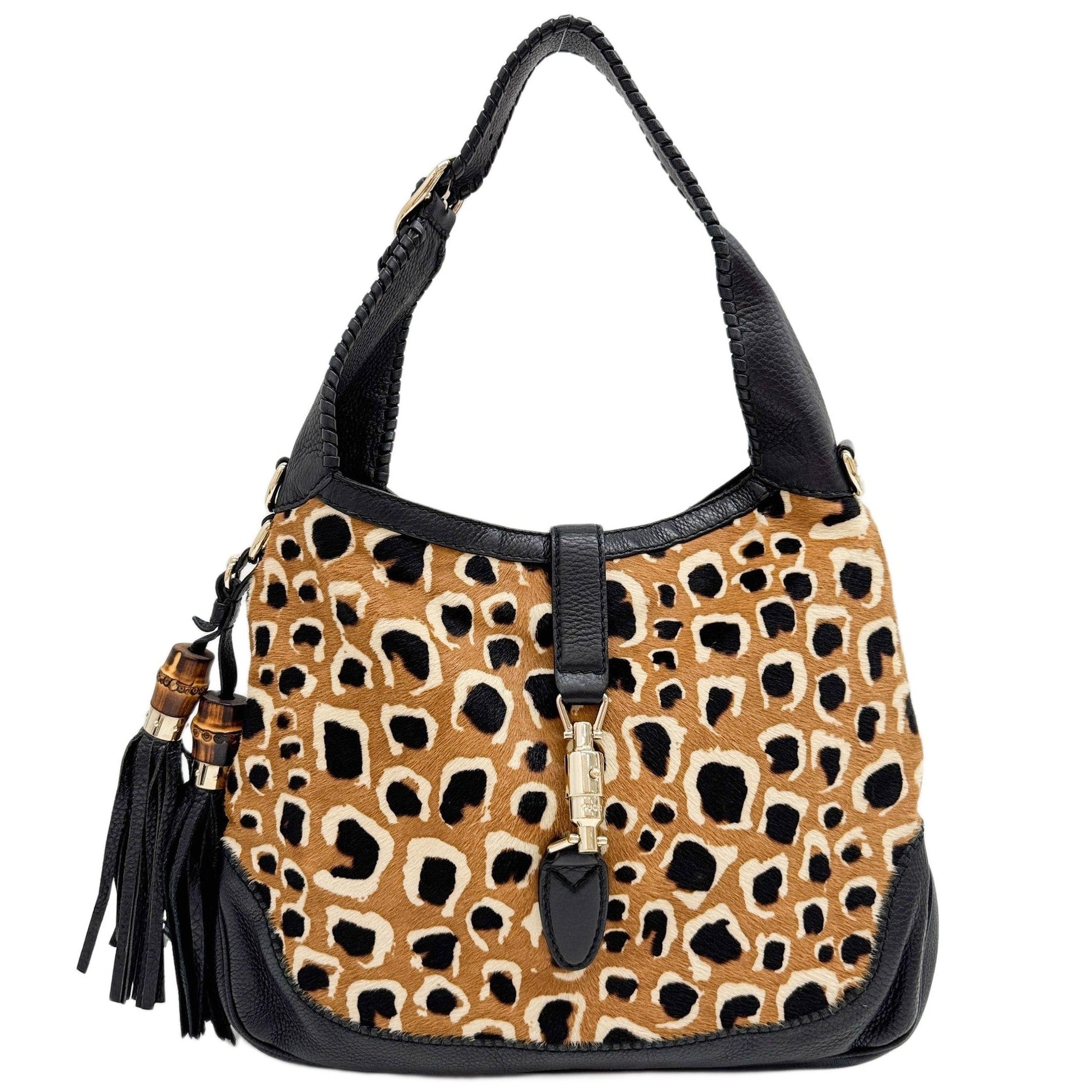 New Jackie Brown Cheetah Shoulder Bag