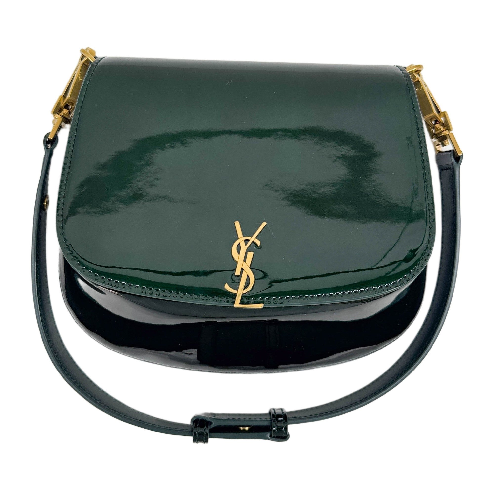 Voltaire Emerald Green Leather Shoulder Bag