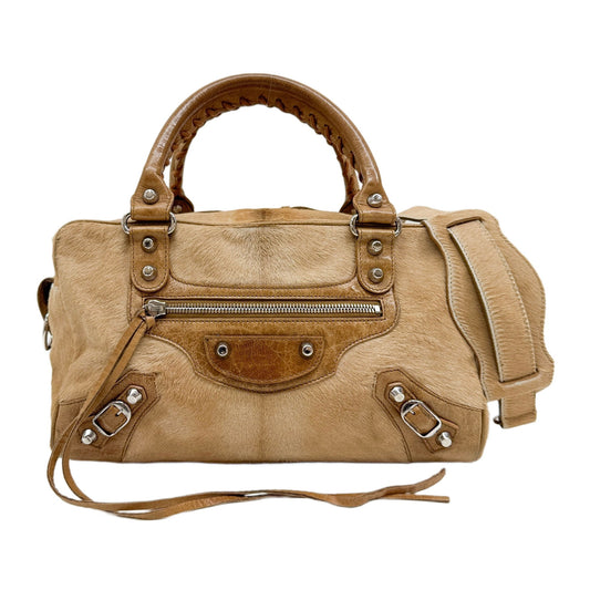 Mini Twiggy Brown Pony Hair Two Way Bag