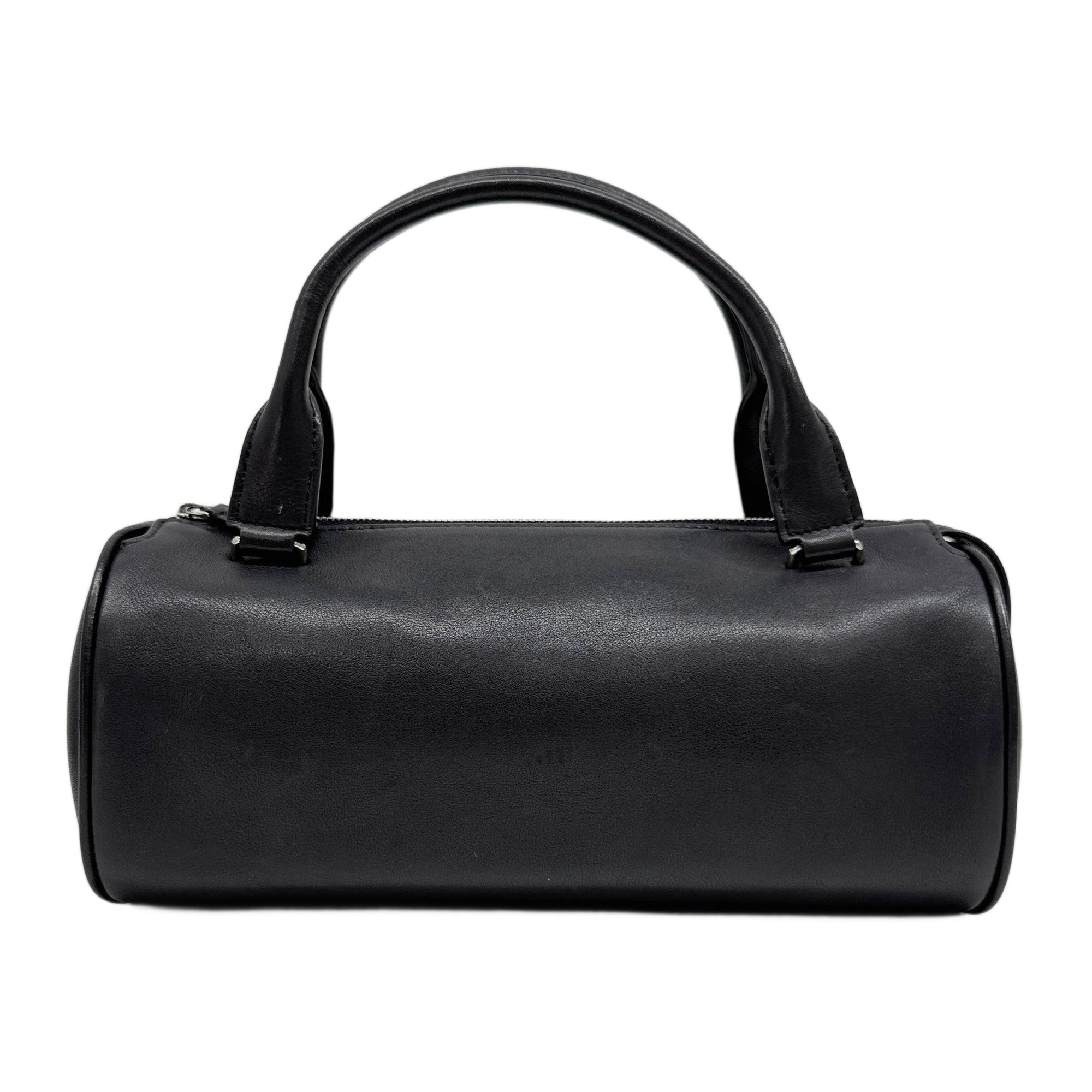 Edith Black Leather Handle Bag