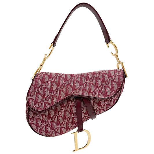Saddle Red Trotter Canvas Shoulder Bag
