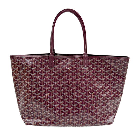Saint Louis Bordeaux Goyardine Canvas Tote Bag