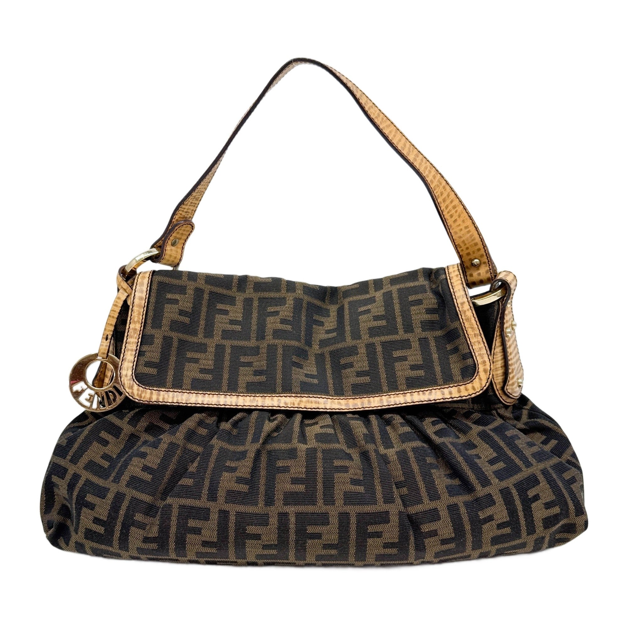 Chef Brown Zucca Canvas Shoulder Bag
