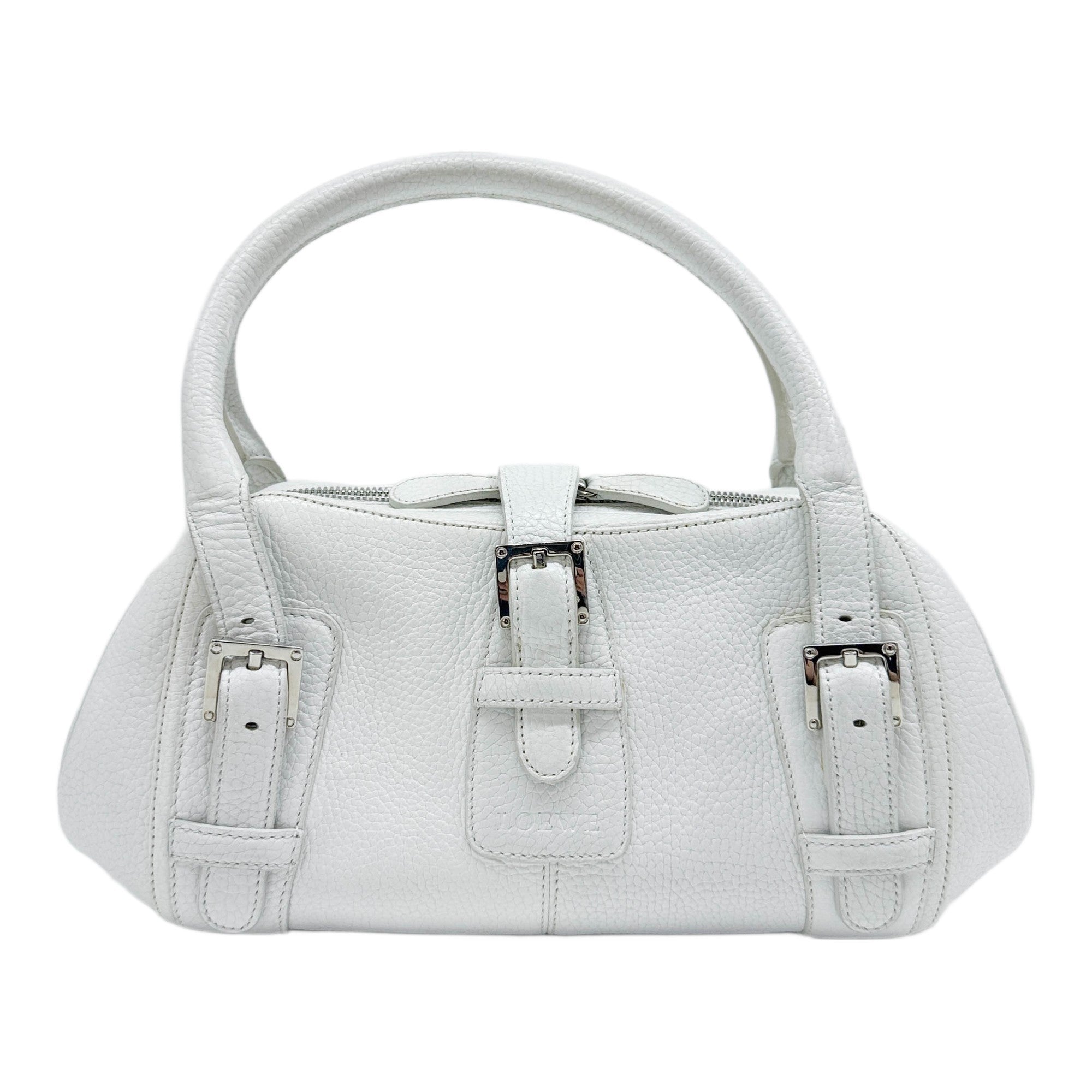 Senda White Shoulder Bag