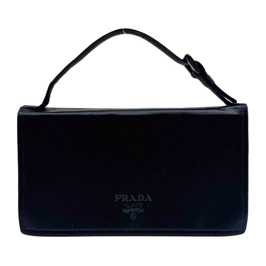 Black Satin Hand Bag