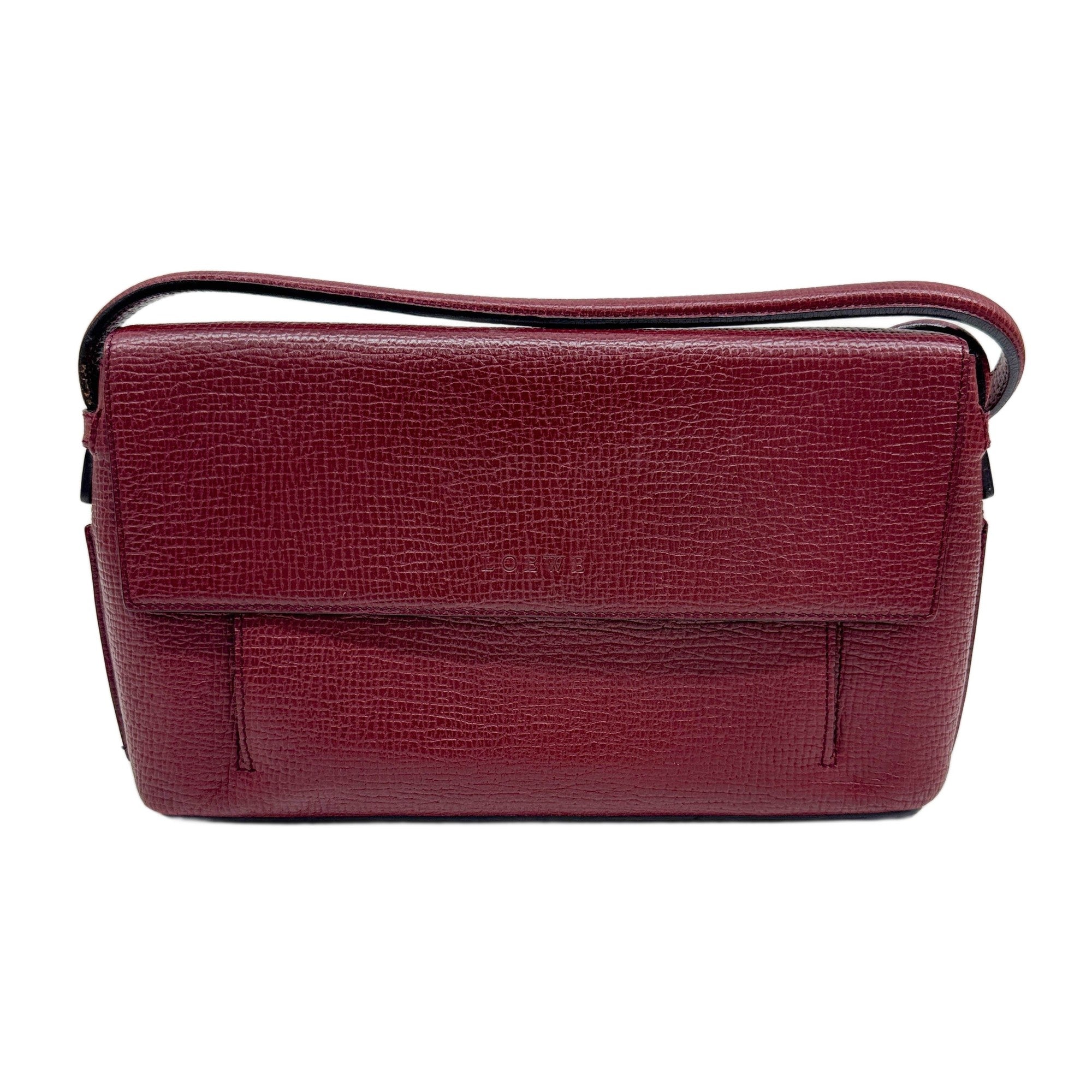 Red LeaTher Shoulder Bag