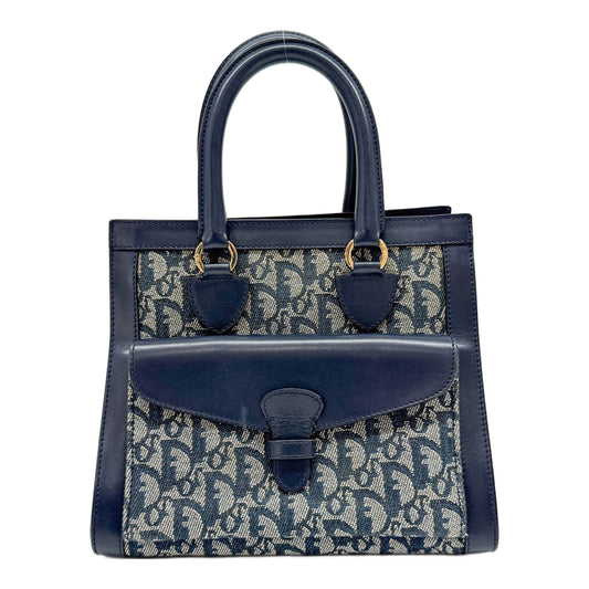 Blue Trotter Canvas Handle Bag