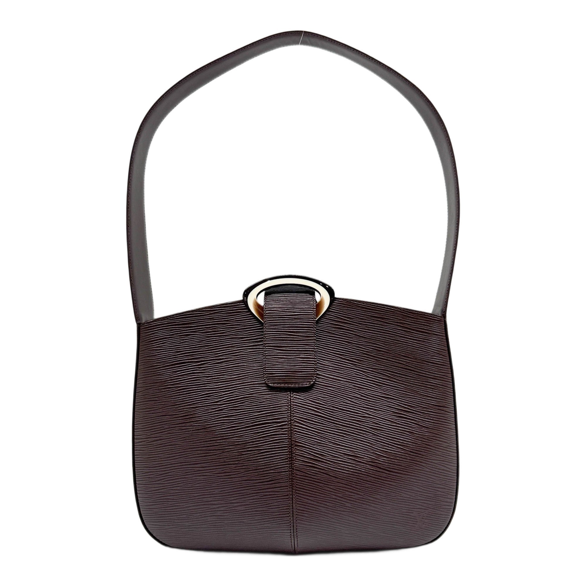 Reverie Epi Brown Leather Shoulder Bag