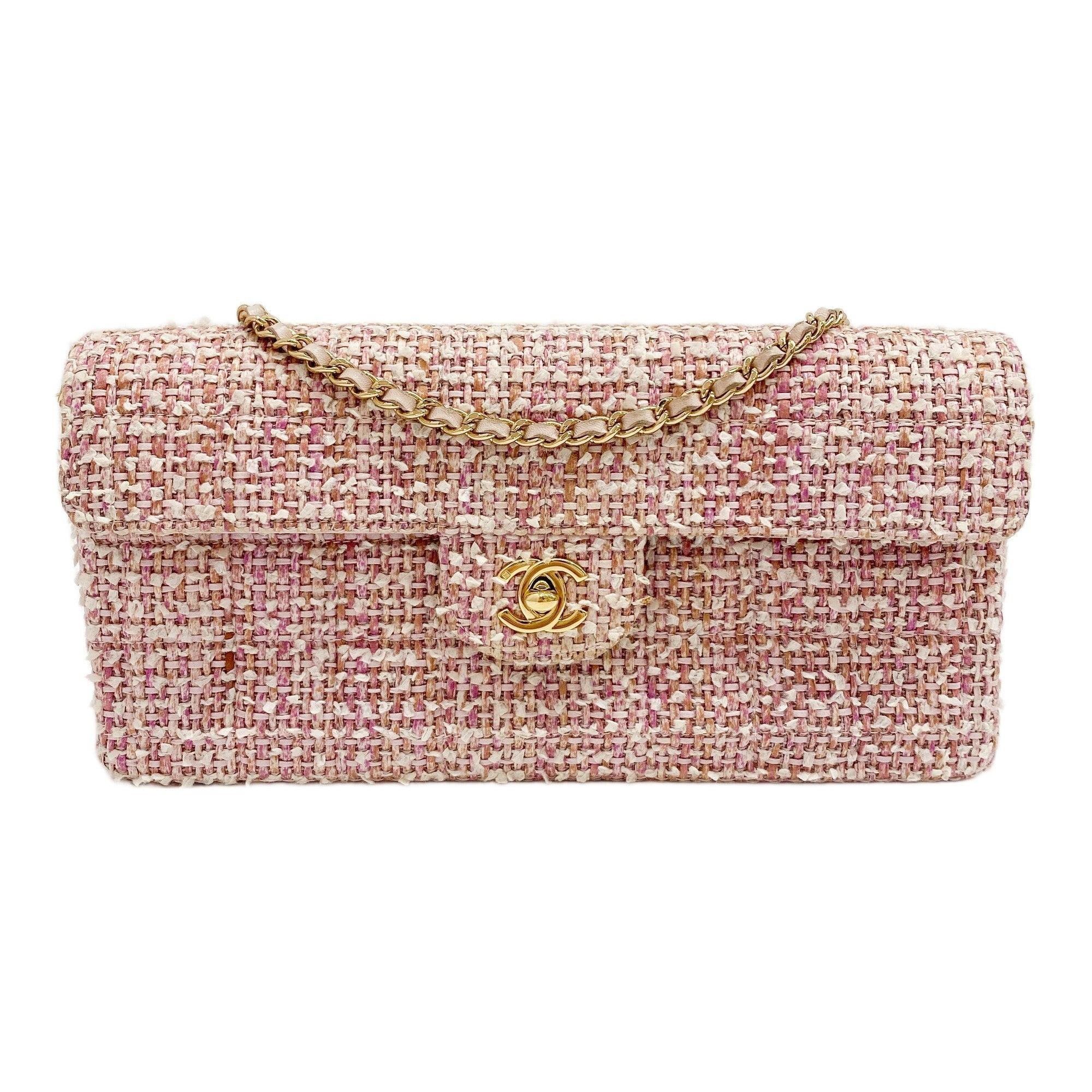Chocolate Bar 2003-2004 Pink Tweed Shoulder Bag